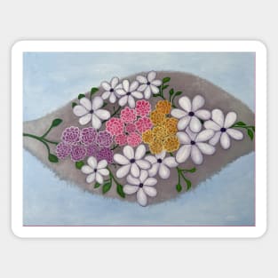 Flowers In The Clouds Magnet